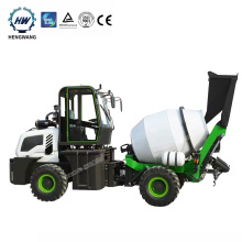 self loading mobile concrete mixe/rconcrete mixer pump/concrete mixer with pump